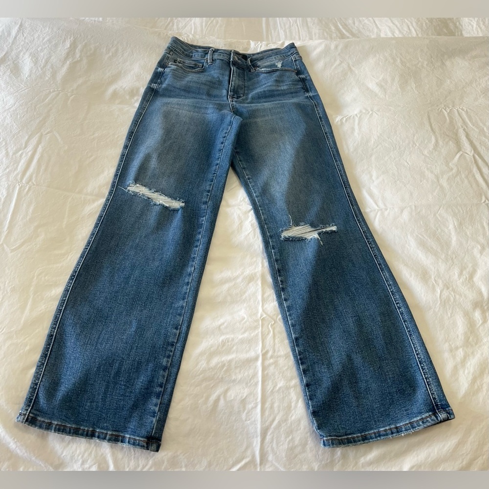 Judy Blue | Women’s 11/ 30 | High Waist Tummy Control Straight Denim Jeans 88785